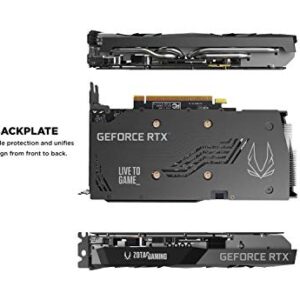 ZOTAC Gaming GeForce RTX 3060 Twin Edge OC 12GB GDDR6 192-bit 15 Gbps PCIE 4.0 Graphics Card, IceStorm 2.0 Cooling, Active Fan Control, Freeze Fan Stop ZT-A30600H-10M