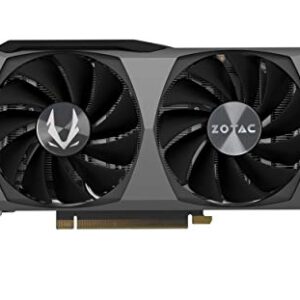 ZOTAC Gaming GeForce RTX 3060 Twin Edge OC 12GB GDDR6 192-bit 15 Gbps PCIE 4.0 Graphics Card, IceStorm 2.0 Cooling, Active Fan Control, Freeze Fan Stop ZT-A30600H-10M
