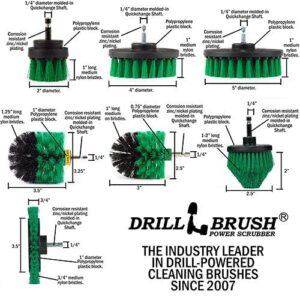 Drill Brush Power Scrubber by Useful Products - Cleaning Supplies - Oven Cleaner - Cast Iron Cleaner - Kitchen Cleaning Supplies - Cleaning Kits - Kitchen Accessories - Stove Top Cleaner - Scrub Brush