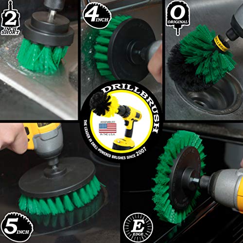 Drill Brush Power Scrubber by Useful Products - Cleaning Supplies - Oven Cleaner - Cast Iron Cleaner - Kitchen Cleaning Supplies - Cleaning Kits - Kitchen Accessories - Stove Top Cleaner - Scrub Brush