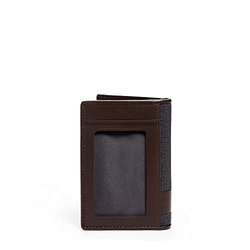 TUMI - Alpha Multi Window Card Case Wallet for Men - Anthracite/Brown