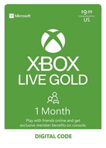 xbox live gold: 1 month membership [digital code]