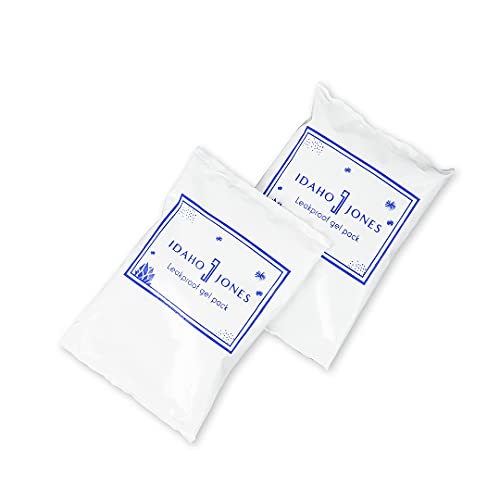 Breastmilk Ice Pack, Jamie, Idaho Jones | Soft Long-lasting Leakproof Ice Packs for Lunch Bags/Idaho Jones Milk Cooler Bag for Baby Bottle Storage, Breastfeeding, Injury Cold Pack, Lunch Box Ice Packs