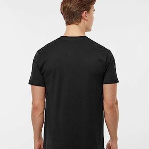 Tultex 202 - Unisex Fine Jersey Tee (Extra Large, Black)