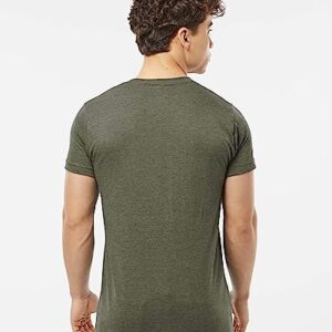 Tultex Unisex Tee (Military Green, 2X Large)