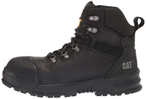 Caterpillar Men's Accomplice Steel Toe Waterproof Construction Boot, Black, 10.5