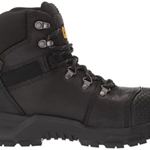 Caterpillar Men's Accomplice Steel Toe Waterproof Construction Boot, Black, 10.5