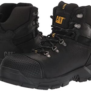 Caterpillar Men's Accomplice Steel Toe Waterproof Construction Boot, Black, 10.5