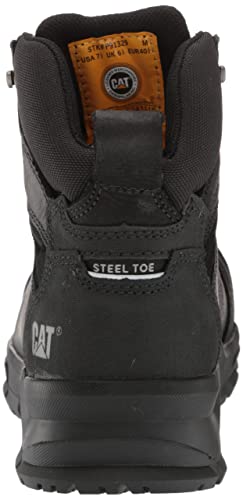 Caterpillar Men's Accomplice Steel Toe Waterproof Construction Boot, Black, 10.5