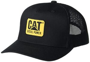 caterpillar men's design mark diesel cap, black, one size