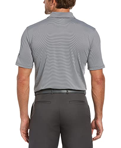 Callaway Men's Pro Spin Fine Line Short Sleeve Golf Shirt (Size X-Small-4X Big & Tall), Asphalt, X Large