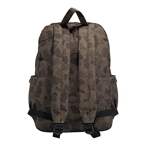 Carhartt 25L Classic Backpack, Durable Water-Resistant Pack with Laptop Sleeve, Duck Camo, One Size