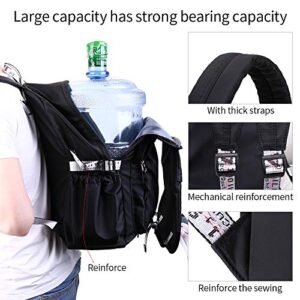 FENGDONG Teenage Girls Bookbag School Backpack Children Casual Daypack Schoolbag for Teens Black