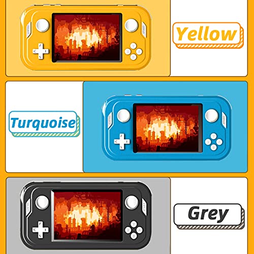 Handheld Game Console 3.5inch Mini Retro Gaming Player 700 Classic Games Preinstalled IPS Screen Rechargeable Game Consoles Box for Kids Boys Children(Yellow)