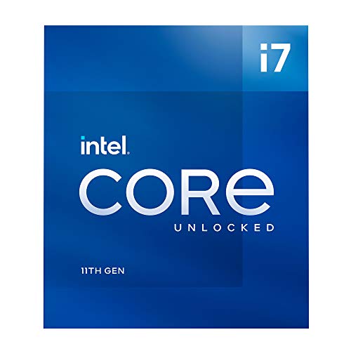 Intel® Core™ i7-11700K Desktop Processor 8 Cores up to 5.0 GHz Unlocked LGA1200 (Intel 500 Series & Select 400 Series Chipset) 125W