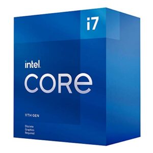 intel® core™ i7-11700f desktop processor 8 cores up to 4.9 ghz lga1200 (intel® 500 series & select 400 series chipset) 65w