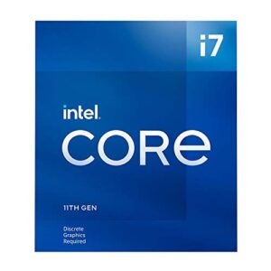 Intel® Core™ i7-11700F Desktop Processor 8 Cores up to 4.9 GHz LGA1200 (Intel® 500 Series & Select 400 Series Chipset) 65W