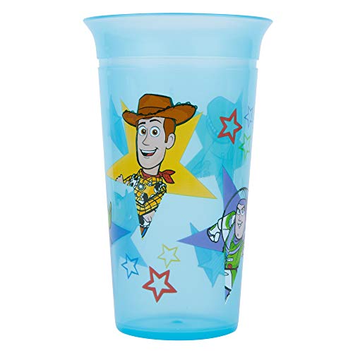 The First Years Toy Story 2 in 1 Spoutless Cup, Transitions to Open Toddler Cup, Multicolor