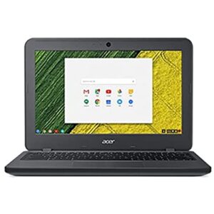 acer chromebook 11 n7 laptop computer, high definition touchscreen display, intel dual-core processor, 16gb solid state drive, 4gb ram, 16gb flash drive, chrome os, hdmi, webcam, wifi (renewed)