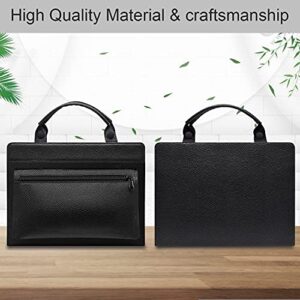 LiuShan 2 in 1 Protective Case + Portable Bag for 14" Lenovo Yoga 9i 14/ThinkBook 14s G2 ITL & Dell Inspiron 14 7490/Latitude 7410 7420 7430/Latitude 7410 7420 7430 2-in-1[Not fit Latitude 7400],Black