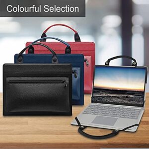 LiuShan 2 in 1 Protective Case + Portable Bag for 14" Lenovo Yoga 9i 14/ThinkBook 14s G2 ITL & Dell Inspiron 14 7490/Latitude 7410 7420 7430/Latitude 7410 7420 7430 2-in-1[Not fit Latitude 7400],Black