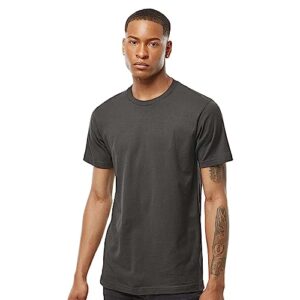 tultex 202 - unisex fine jersey tee charcoal grey (charcoal grey, extra large)