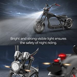 Eahora DOT Approved M1P 37Mph 2000W Electric Motorcycle for Adults, 60V 30ah Lithium Battery 40Miles Electric Scooter, 12in Vacuum Tires Full Suspension for Urban Commuting, 1-2 Person