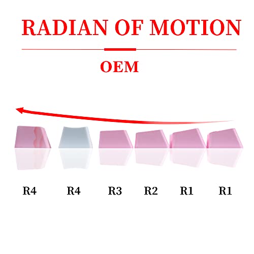 Guffercty kred GTSP 104 Sakura Keycaps Cute Japanese Custom Gaming keycap Set of Dye-Sub OEM Profile for Cherry Mx Gateron Kailh Switch 87/104 60% Mechanical Keyboard (Sakura)