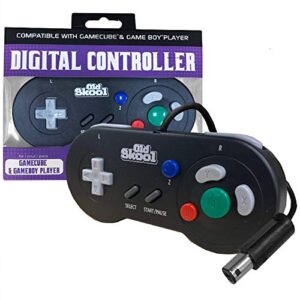 old skool digital controller compatible with gamecube & gameboy player -,black