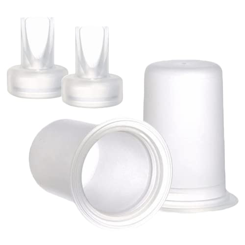 Ameda Universal Spare Parts Kit, Breast Pump Accessories, Silicone Breast Pump Parts, 2 Diaphragms & 2 Valves, Use with Mya Joy, Mya Joy PLUS, Platinum, Pearl, Elite, Finesse & Purely Yours (4 Piece)