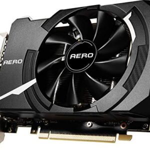 MSI Gaming GeForce RTX 3060 12GB GDRR6 192-Bit HDMI/DP PCIe 4 Single Fan Ampere OC ITX Graphics Card (RTX 3060 AERO ITX 12G OC)