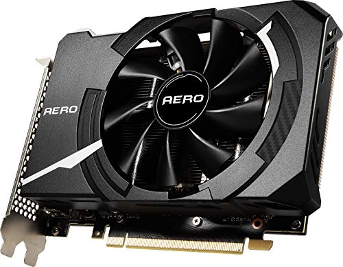 MSI Gaming GeForce RTX 3060 12GB GDRR6 192-Bit HDMI/DP PCIe 4 Single Fan Ampere OC ITX Graphics Card (RTX 3060 AERO ITX 12G OC)