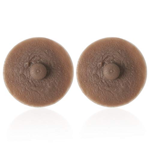 Vollence Adhesive Silicone Nipples Reusable Attachable Nipple for Breast Forms