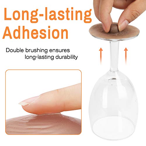 Vollence Adhesive Silicone Nipples Reusable Attachable Nipple for Breast Forms