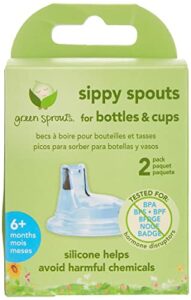 sippy spouts for bottles and cups (2 pack)