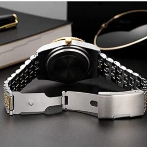 Iced-Out Watches for Men with Big Rhinestone Hip Hop Wristwatch