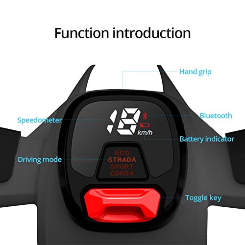 Stopwatch Assembly Instrument Display Accessories Compatible with Segway Ninebot Gokart Kit/Gokart PRO/Gokart Lamborghini Electric Kart