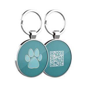 DISONTAG QR Code Dog Tags Personalized for Pets,Dog ID Tag,Dog Name Tag,Custom Dog Tags and Cat Tag, Free Online Pet Webpage Storage Information |Modifiable