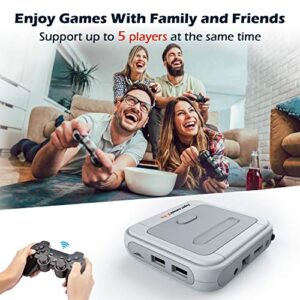 Super Console X 256G, Video Game Consoles Built in 117,000+ Classic Games,Game System for 4K HD/AV Output,Compatible with 70+ Emulators, 2 Wireless Controllers,Gift for Men/Boyfriend