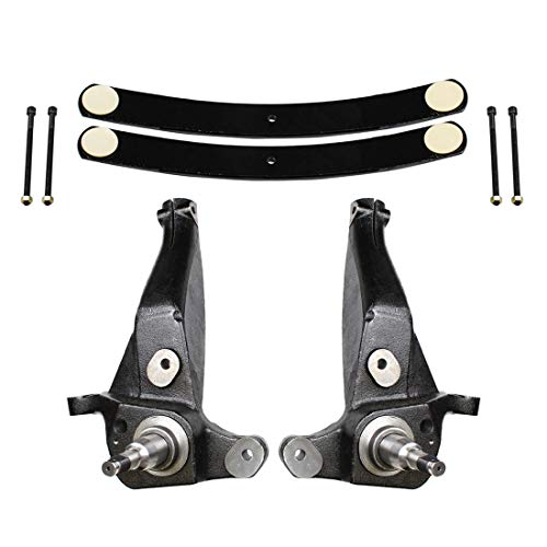 4" Lift Kit For 2001-2005 Ford Explorer Sport Trac 2WD Spindles with Add-a-Leafs by TSS