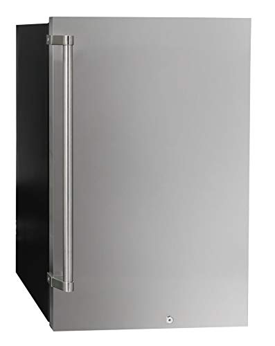 Danby DAR044A1SSO / DAR044A1SSO-6 / DAR044A1SSO-6 4.4 Cu. Ft. Freestanding Stainless Steel Outdoor Refrigerator