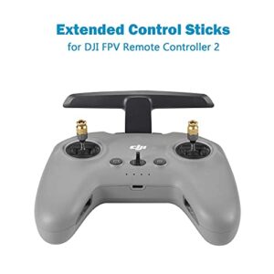 Hanatora Remote Controller Extension Joystick Stick for DJI RC Pro,FPV Remote Controller 2,Aluminum Metal Control Extender Thumb Replacement Accessories