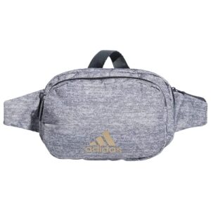adidas unisex must have waist pack, jersey grey/onix grey, one size