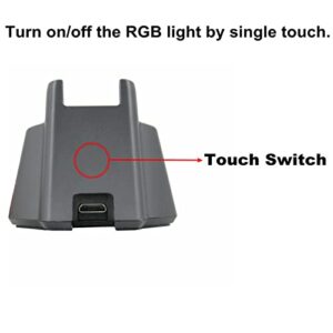 Charging Dock for Razer Wireless Mouse Viper Ultimate Naga pro DeathAdder V2 Pro and Basilisk Ultimate RGB Lights Can Be Turn Off (USB Cable Included)