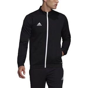 adidas men's entrada 22 track jacket, black, medium