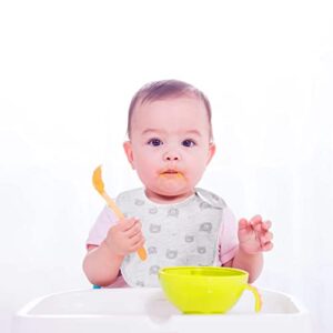 6 Pack Baby Cotton Bibs Absorbent for Drooling Teething