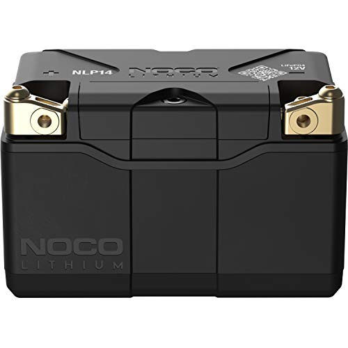 NOCO Lithium NLP14, Group 14, 500A Lithium LiFePO4 Motorcycle Battery, 12V 4Ah ATV, UTV, Jet Ski, 4 Wheeler, Quad, Riding Lawn Mower, Tractor, Scooter, PWC, Seadoo, Polaris and Generator Battery