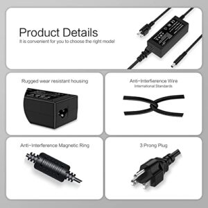 65W Replacement AC Adapter Laptop Charger for Dell Latitude 13 3301 3310 3390 14 3400 3410 3420 3490 15 3500 3510 3520 3590 Vostro 13 5301 5390 14 5401 5402 5490 15 3558 3559 Power Cord