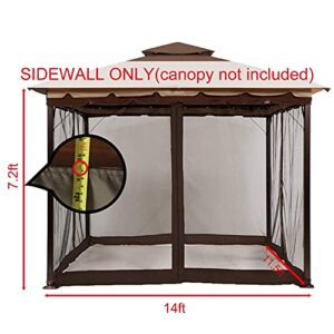 ABCCANOPY 10x12 Gazebo Mosquito Netting Walls