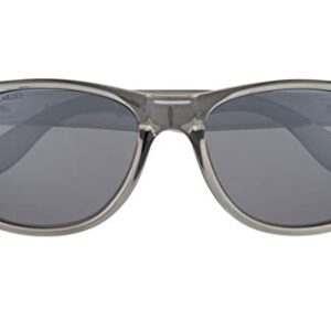 Caterpillar Blinding Polarized Sunglasses Square, Gloss Gray Crystal, 54 mm